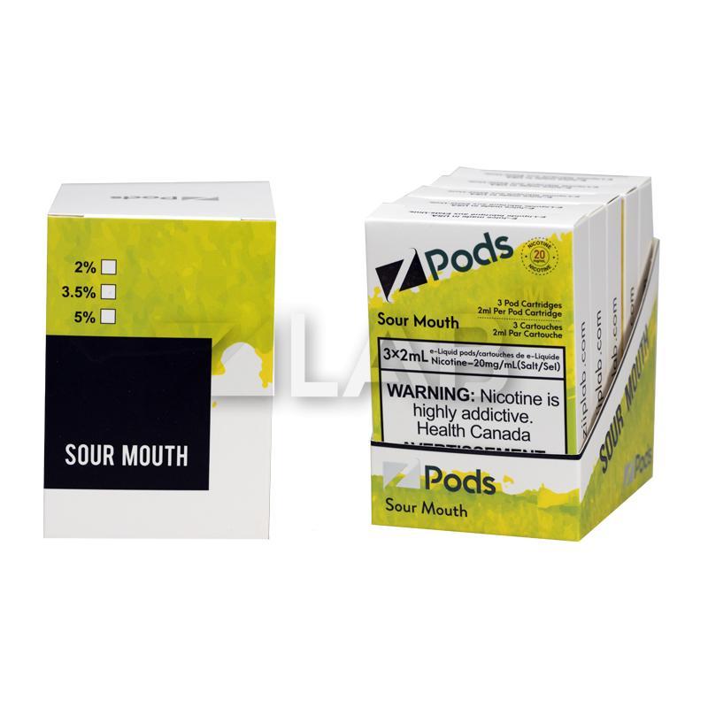 ZiipLab Pods Sour Mouth zLab